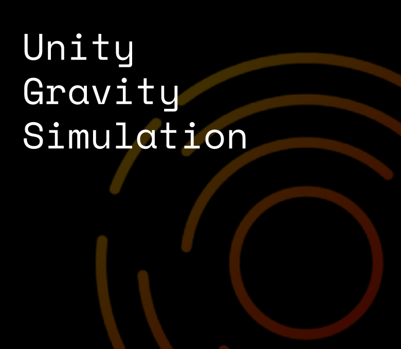 Unity gravity simulation